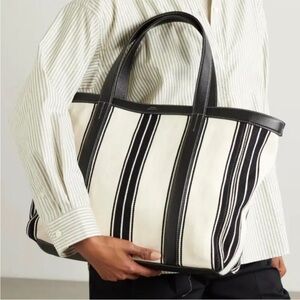 NWT Toteme Cotton Striped Canvas Tote